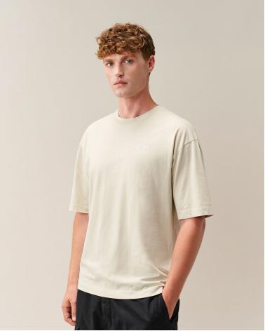 TEE SHIRT C.P COMPANY TS209A 120 SILVER BIRCH ECRU