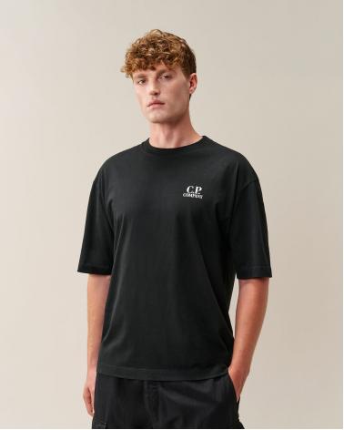 TEE SHIRT C.P COMPANY TS209A  999 NOIR
