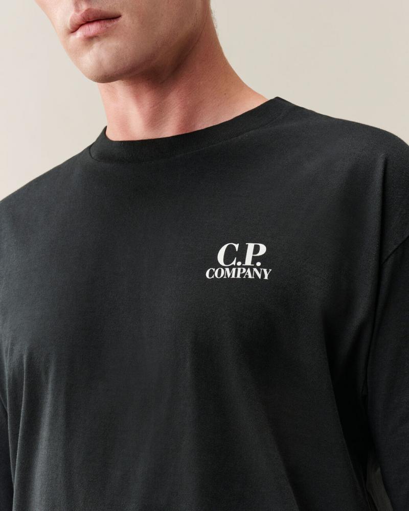 TEE SHIRT C.P COMPANY TS209A  999 NOIR