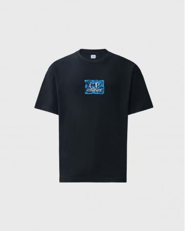 TEE SHIRT C.P COMPANY TS180A 999 NOIR