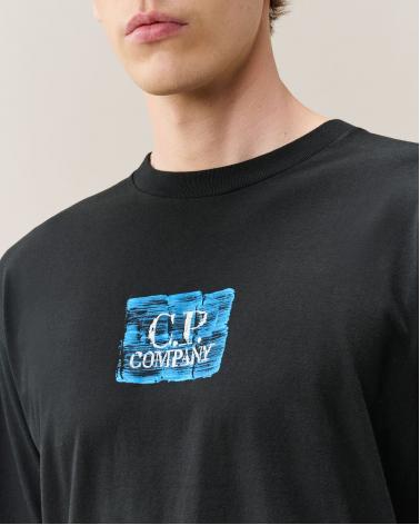 TEE SHIRT C.P COMPANY TS180A 999 NOIR