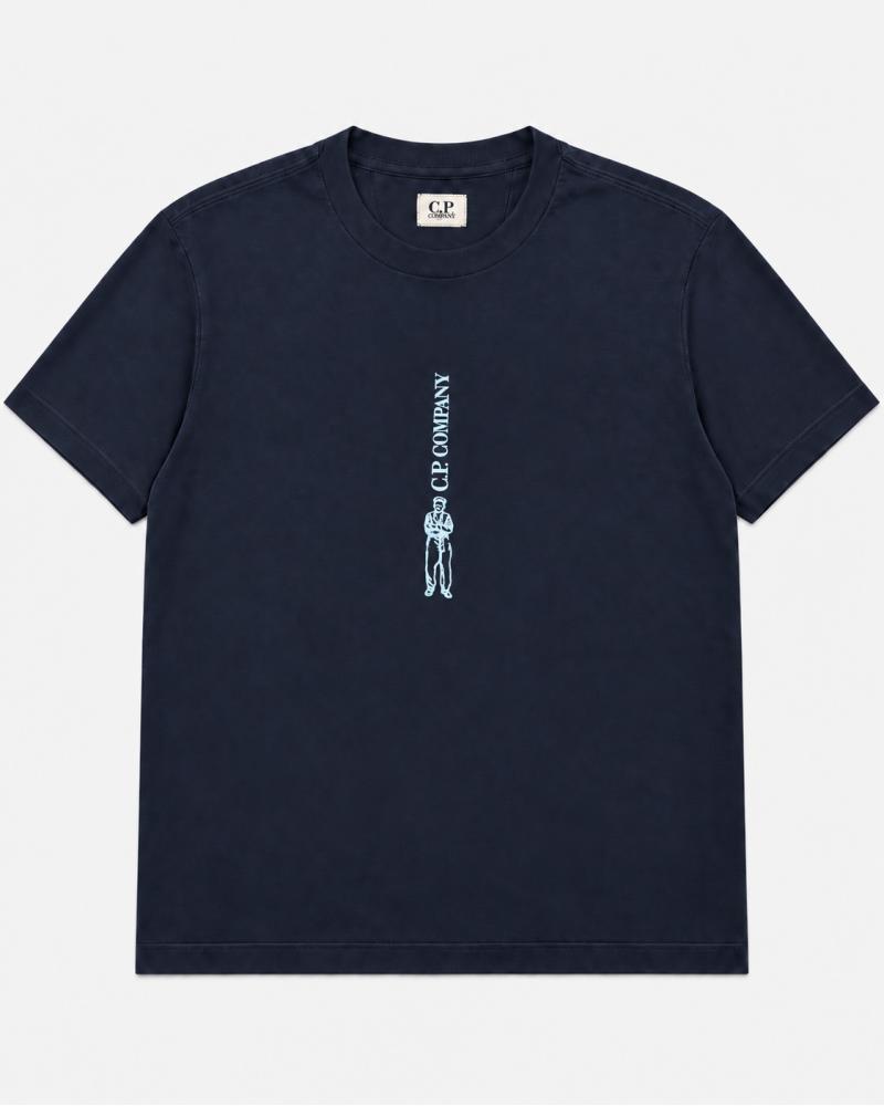 TEE SHIRT SLEEVE LOGO C.P. COMPANY S184A 888 MARINE