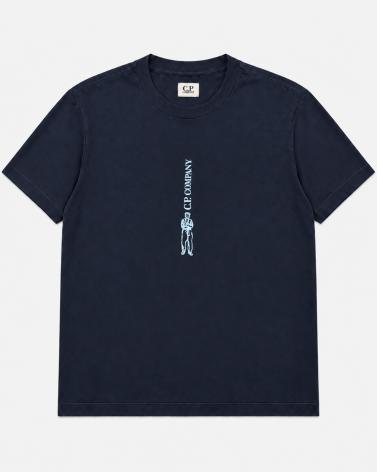 TEE SHIRT SLEEVE LOGO C.P. COMPANY S184A 888 MARINE