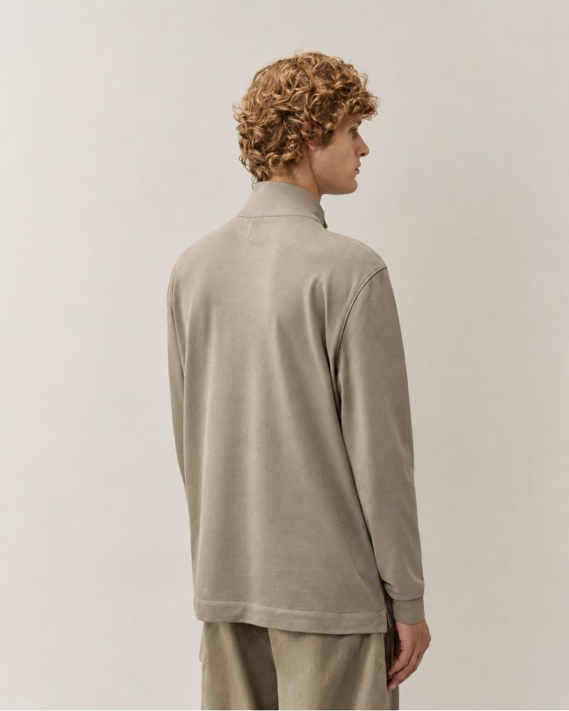 Polo C.P. Company  M/L 156A  356 Stretch Piquet Fallen rock Kaki