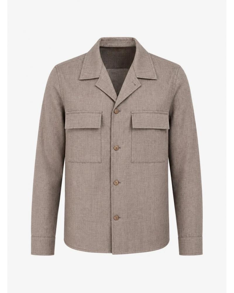 VESTE CHEMISE BRIGLIA JOHN BEIGE
