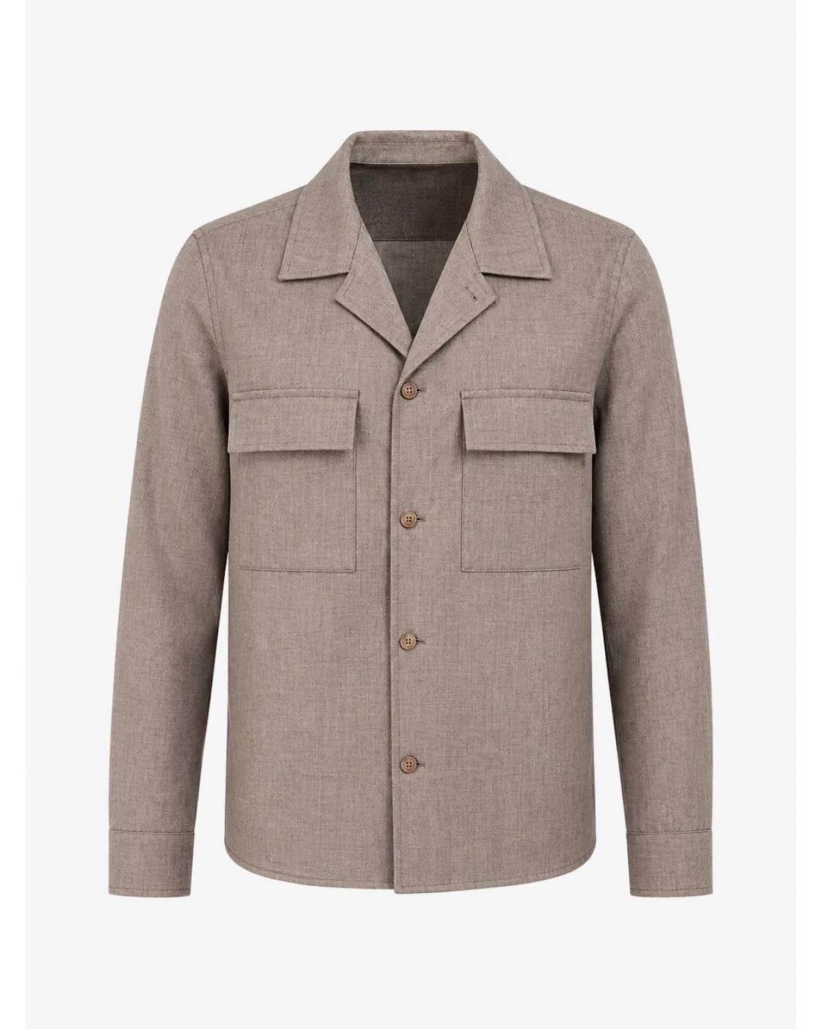 VESTE CHEMISE BRIGLIA JOHN BEIGE