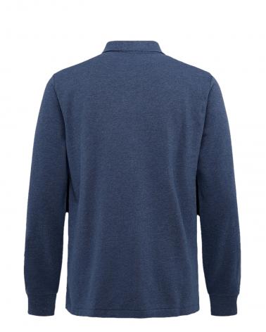 POLO RALPH LAUREN M/LONGUES CUSTOM SLIM FIT  BLEU 