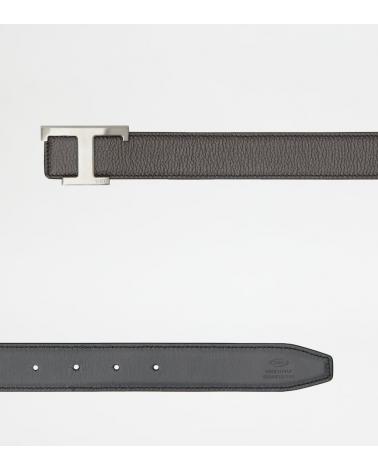 CEINTURE TOD'S T REVERSIBLE NOIR/MARRON