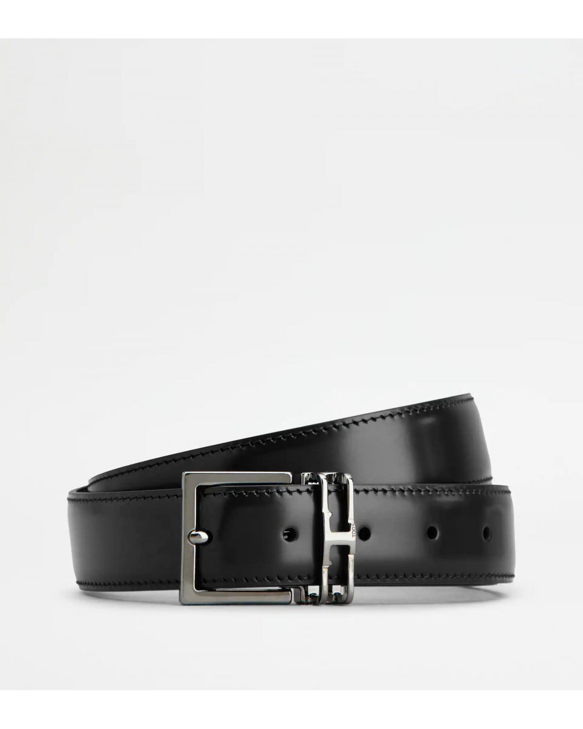 CEINTURE TOD'S REVERSIBLE /NOIR -MARRON