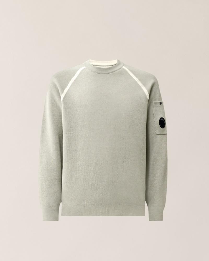 PULL C.P.COMPANY DOUBLE COTONCMKN083 A 936 FLINT GREY  GRIS