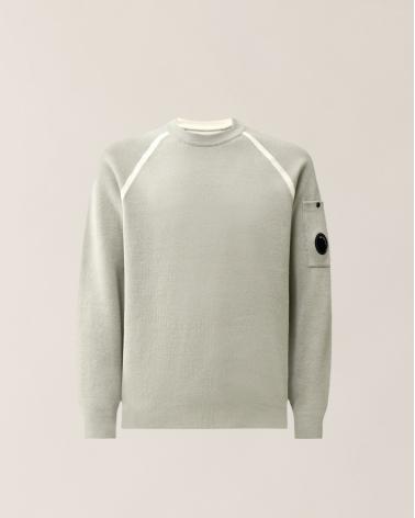 PULL C.P.COMPANY DOUBLE COTONCMKN083 A 936 FLINT GREY  GRIS