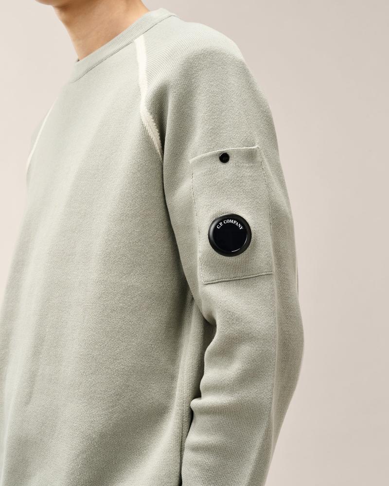PULL C.P.COMPANY DOUBLE COTONCMKN083 A 936 FLINT GREY  GRIS