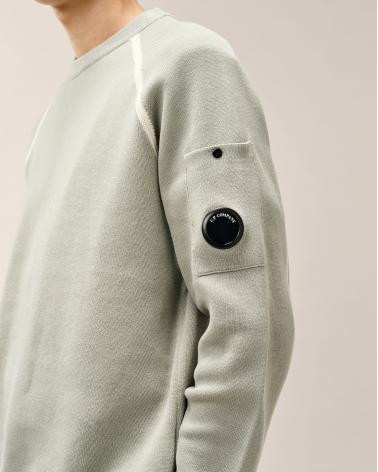 PULL C.P.COMPANY DOUBLE COTONCMKN083 A 936 FLINT GREY  GRIS