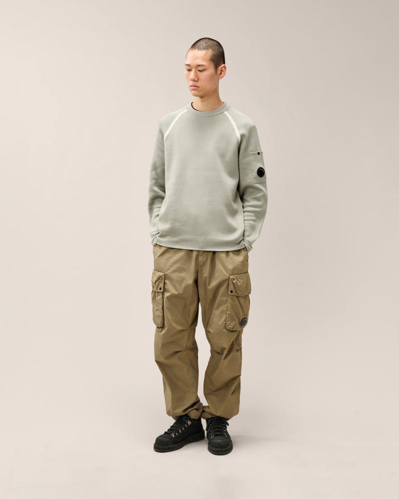PULL C.P.COMPANY DOUBLE COTONCMKN083 A 936 FLINT GREY  GRIS