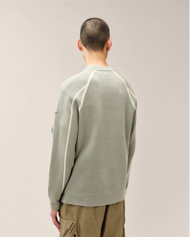PULL C.P.COMPANY DOUBLE COTONCMKN083 A 936 FLINT GREY  GRIS