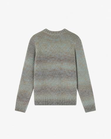 PULL COL ROND A.P.C.MARCOS BLEU GRIS