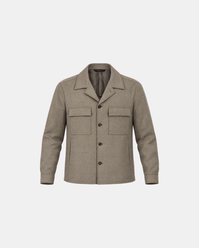 VESTE CHEMISE BRIGLIA JOHN BEIGE