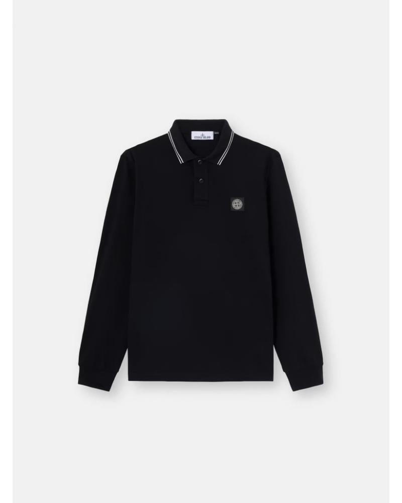 POLO MANCHES LONGUES 2200012 S0018 0029 NOIR