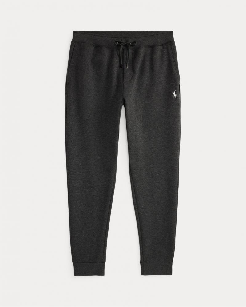 Pantalon de jogging Ralph Lauren jersey double GRIS