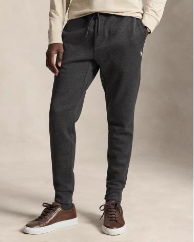 Pantalon de jogging Ralph Lauren jersey double GRIS