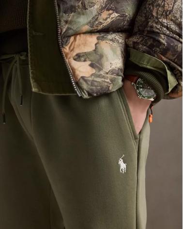 Pantalon de jogging Ralph Lauren jersey double VERT