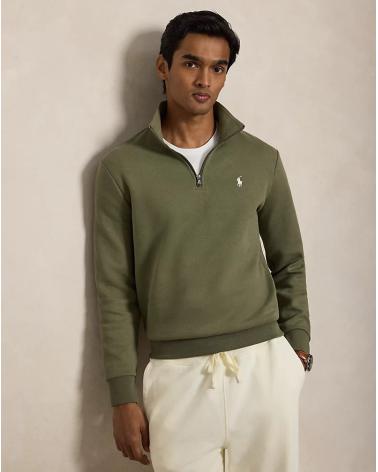 SWEAT DEMI ZIP RALH LAUREN KAKI