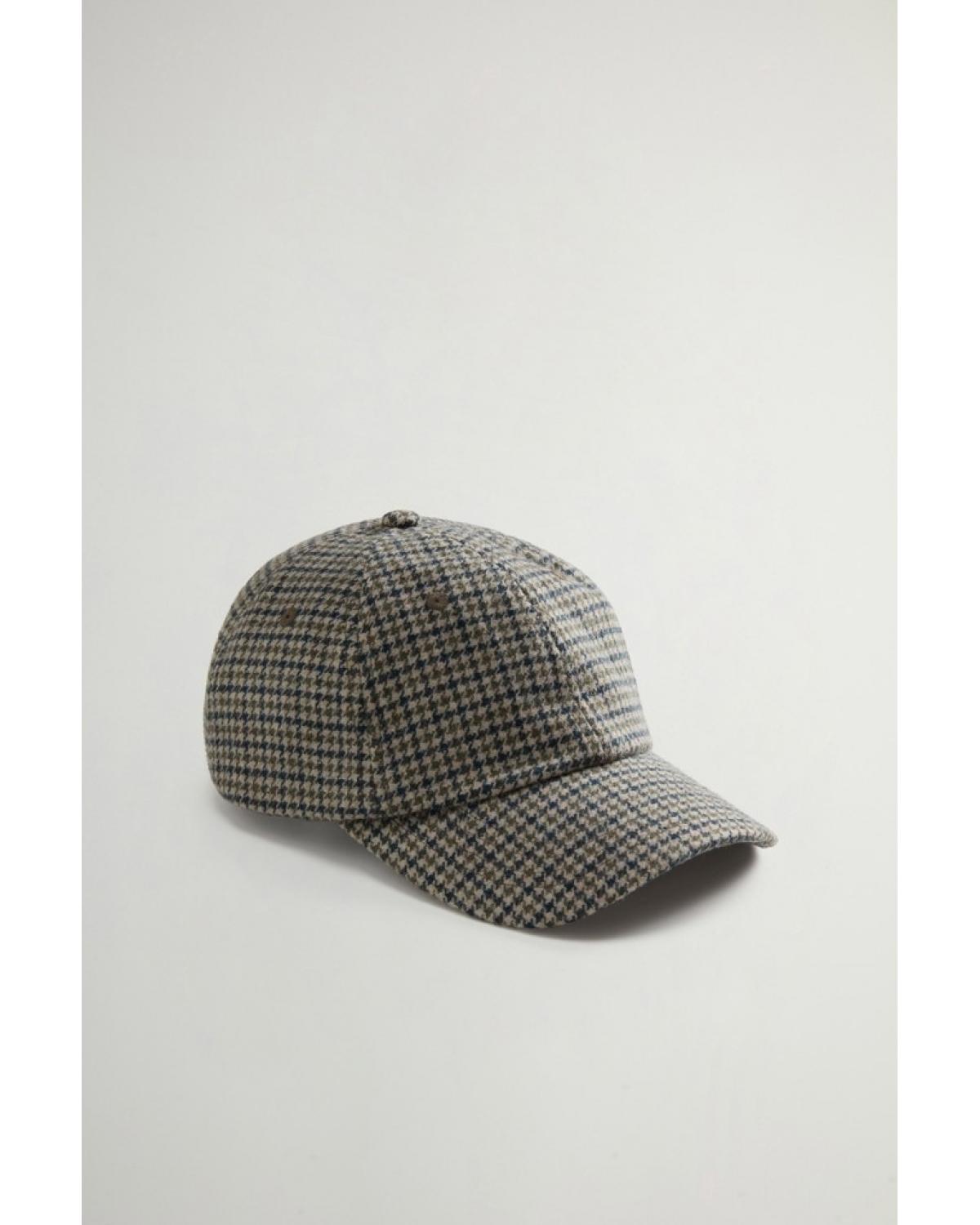 CASQUETTE WOOLRICH PIED DE POULE