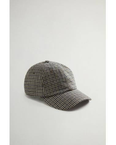 CASQUETTE WOOLRICH PIED DE POULE