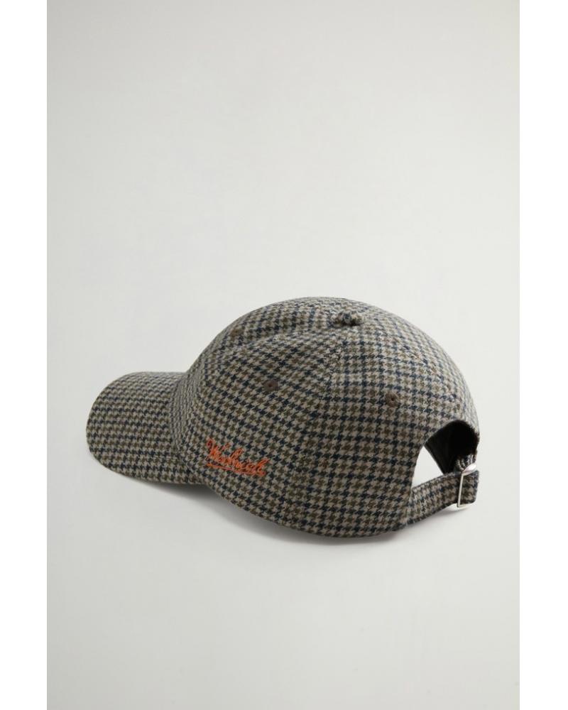 CASQUETTE WOOLRICH PIED DE POULE
