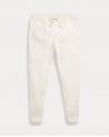 Pantalon de jogging Ralph Lauren jersey double Ivoire Ecru