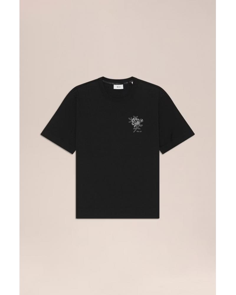 TEE SHIRT NN.07 PEDRO EMB NOIR