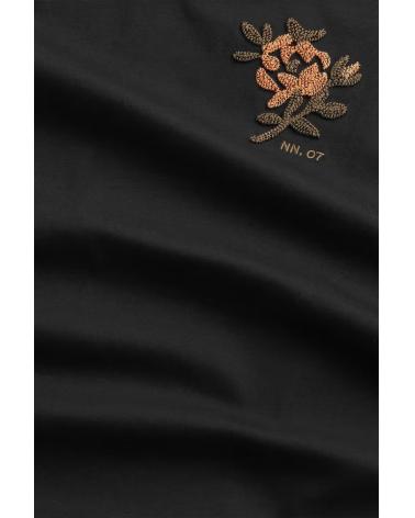 TEE SHIRT NN.07 PEDRO EMB NOIR