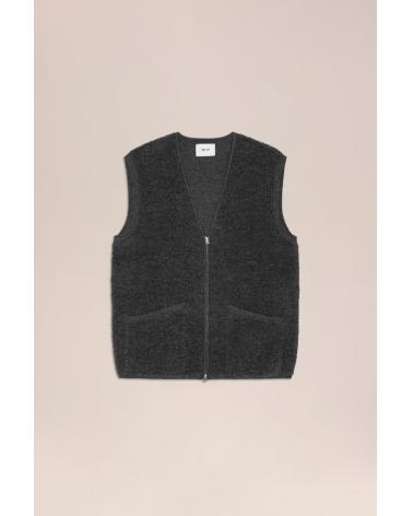 GILET sans manches NN.07 MADS GRIS ANTRACITE