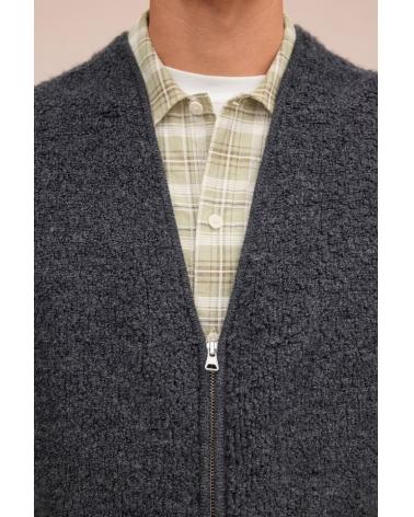 GILET sans manches NN.07 MADS GRIS ANTRACITE