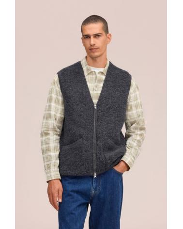 GILET sans manches NN.07 MADS GRIS ANTRACITE