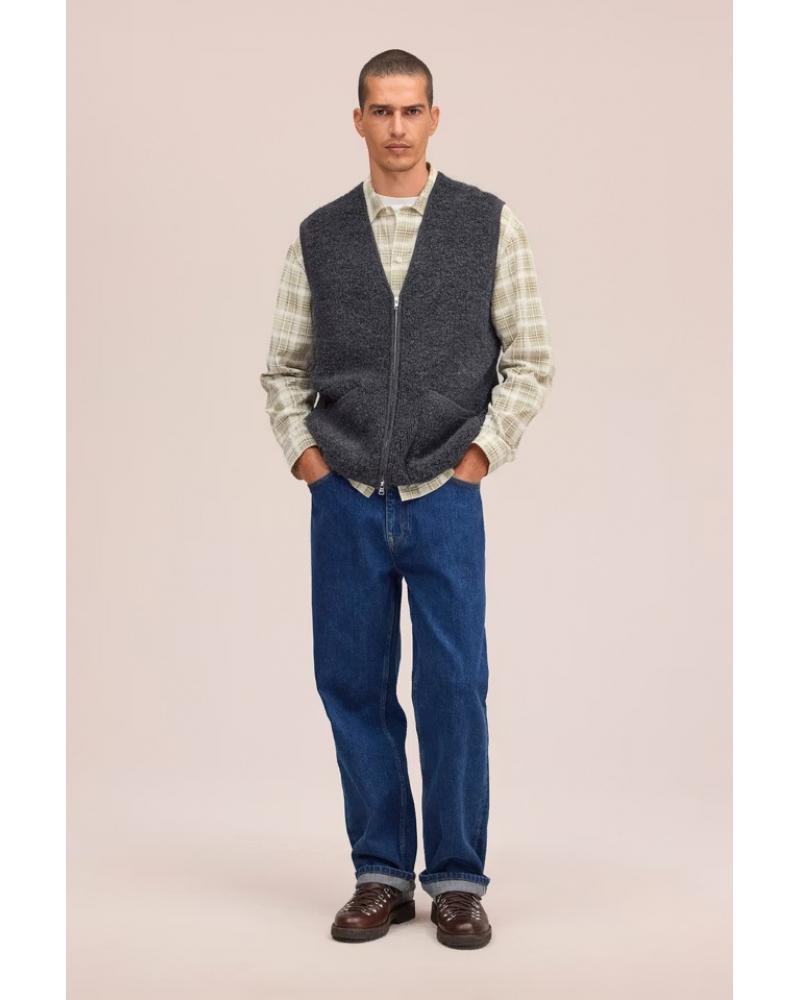 GILET sans manches NN.07 MADS GRIS ANTRACITE