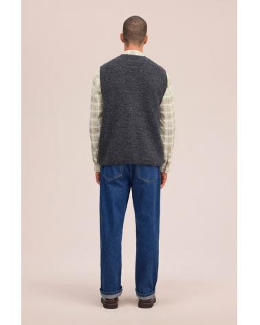 GILET sans manches NN.07 MADS GRIS ANTRACITE