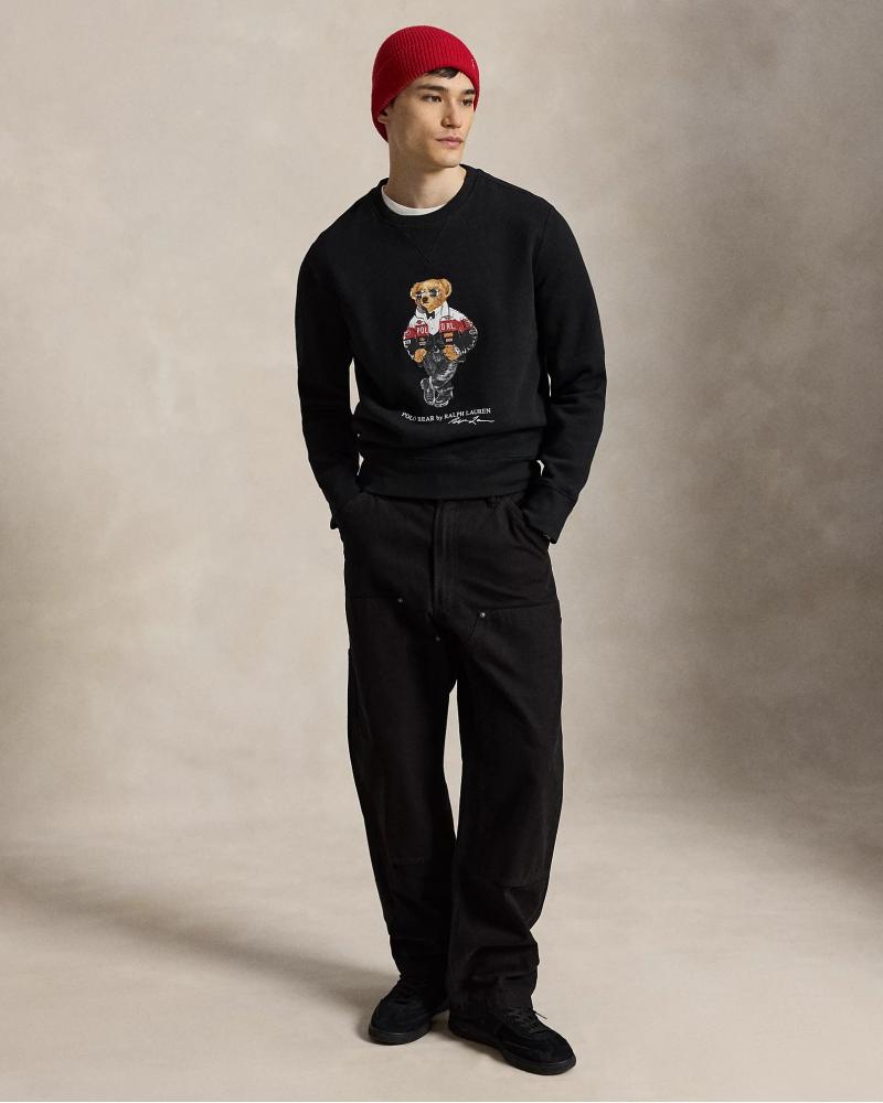 Sweat Ralph Lauren Polo Bear  Noir